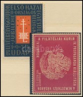 1933-1934 2 Db Bélyegkiállítási Levélzáró - Unclassified