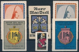 1913 6 Db Klf Német Levélzáró, Közte Pár Stecklapon - Zonder Classificatie