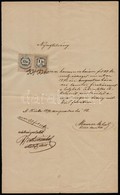 1890 Nyugta 12kr + 1kr Okmánybélyeggel - Zonder Classificatie