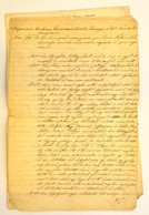 Cca 1798 Sopron, Thalabér István Soproni Levéltárnok Iratmásolatai Csernelháza és Damonya Nádasdy-birtokokkal Kapcsolato - Unclassified