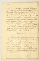 1852 A Soproni Főtörvényszék ítélete, Szárazpecséttel, Hőgyészy Pál Helyettes Elnök Aláírásával - Unclassified