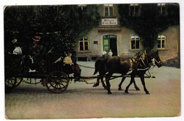 BAD ZWISCHENAHN : Bei Bäckerei Bruno Bohne, Pferdefuhrwerk, Attelage  (pk52244) - Bad Zwischenahn