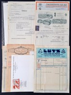 1928-1938 9 Db Különféle Fejléces Számla, Levélpapír - Unclassified