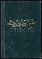 1936 Turul-Magyar Országos Biztosító Intézet Rt. Közvetítő ügynökének Igazolványa, Fénykép Nélkül, Kopott Félvászon-köté - Ohne Zuordnung