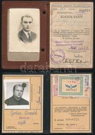 1941-1965 5 Db Igazolvány (tűzoltó, Magyar Államvasutak, Magyar Királyi Államvasutak) - Unclassified