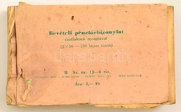 1965 Bevételi Pénztárbizonylat Csatlakozó Nyugtával, Illetékbélyegekkel - Ohne Zuordnung