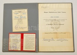 1968 A Magyar Népköztársaság Elnöki Tanácsa Szocialista Hazáért érdemrend Adományozó Oklevele, Igazolvánnyal - Unclassified