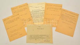 1939-1946 Herczeg Ferenc és Légrády Ottó II. Kerületi Ingatlanjaival Kapcsolatos 5 Db Okmány és Papír- - Unclassified