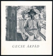 1980 Gecse Árpád Festőművész Aláírása Kiállítási Katalógusán - Sonstige & Ohne Zuordnung