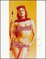 Claudine Auger (1941-) Francia Színésznő  Aláírt Fotója  / Autograph Signature On Photo 20x25 Cm - Sonstige & Ohne Zuordnung