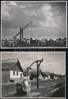 Cca 1936 Czvek Gyula 4 Db Pecséttel Jelzett, Vintage Fotóművészeti Alkotása, 18x12 Cm - Other & Unclassified