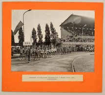 Cca 1960 BKV Stadion Feliratozott Fotó Kartonon 31x27 Cm - Other & Unclassified