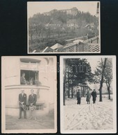 1931 3 Db Ungváron Készült Fotó 6x9 Cm - Sonstige & Ohne Zuordnung