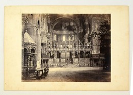 Cca 1867 Carlo Ponti Felvétele A Velencei Szent Márk Templomról, Unghváry Vilmos M. Kir. Főmérnök Gyűjteményéből, 24x31, - Sonstige & Ohne Zuordnung