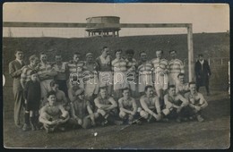 Budapest, Kőbánya, Futballcsapat Az MTK Régi Gyakorlópályáján, Fotó, Hátulján Feliratozva, 9×13,5 Cm - Other & Unclassified