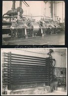 Cca 1925 Budapest, Röck István Gépgyára, 13 Db Vintage Fotó és Egy Boríték A Gyárból, 13x18 Cm és 8x11 Cm Között + Cca 1 - Other & Unclassified