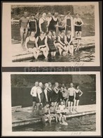 1919 és 1938 Között Készült, Privát Felvételeket Tartalmazó Fotóalbum, Benne 171 Db Vintage Fénykép, 4x6 Cm és 9x14 Cm K - Other & Unclassified