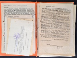 Cca 1946-1947 Vegyes, Németországi Magyar Menekültekkel Kapcsolatos Dokumentumok, Levelek, összesen 61 Db - Sonstige & Ohne Zuordnung