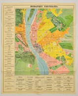 1896 Budapest Székesfőváros Tervrajza, és Útmutatója, A Térkép Hátoldalán Az Ezredéves Országos Kiállítás Látképével(Mir - Other & Unclassified