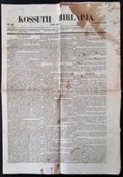 1848 Kossuth Hírlapja, 1848. Nov. 15., 118. Sz., Szerk.: Bajza József. Bp., Kozma Vazul, 519-522 P. Benne A Kor, A Forra - Ohne Zuordnung