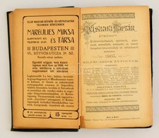 1905 Műszaki Naptár. 9. évf. Szerk.: Doletsko Ferenc. Bp.,1905, 'Pátria'. Korabeli Reklámokkal. Kiadói Egészvászon-kötés - Unclassified