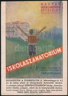 Cca 1920-1940 A Magyar Iskolaszanatórium Egyesület Szórólapja Gyenge, Vérszegény és Megerősítésre Szoruló Tanulók Részér - Unclassified