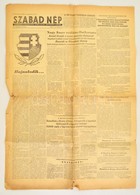 1956 Szabad Nép. MDP Központi Lapja,  XIV. évf. 1956. Október 29., Szakadozott. - Unclassified