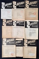 1960-1962 Bridzs-élet Folyóirat 9 Száma: II. évf. 2.,6. Számok, III. évf. 2.,4-5.,10-12. Számok, IV. évf. 1. Számok. - Unclassified