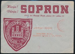 1962 Hívja! Várja! Sopron - Ünnepi Hetek Fejléces Boríték - Unclassified