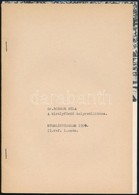 2 Budapest Témájú Különlenyomat: Dr. Borsos Béla: A Királyfürdő Helyreállítása, Dr. Harrer Ferenc: Nagy Budapest. - Ohne Zuordnung