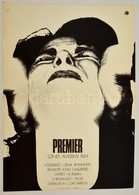1978 Rényi Katalin (1951-): Premier, Amerikai Film Plakát, Rendezte: John Cassavetes, Hajtásnyommal, 59x42 Cm - Sonstige & Ohne Zuordnung
