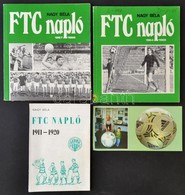 Nagy Béla 3 Műve: 
FTC Napló. 1911-1920. Zalaegerszeg, 1976, Magyar Hirdető. Kiadói Papírkötés, Intézményi Bélyegzővel.  - Non Classificati