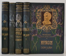 A 'Remekírók Képes Könyvtára' Sorozat 4 Kötete: A Magyar Népköltés Remekei; Byron: Don Juan 1-2.; Reviczky Gyula összes  - Unclassified