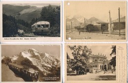 ** * 108 Db Főleg RÉGI Külföldi Városképes Lap: Osztrák, Svájci, Német / 108 Mostly Pre-1945 European Town-view Postcard - Non Classés