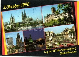 ** * 15 Db MODERN Német és Svájci Városképes Lap / 15 Modern Germand And Swiss Town-view Postcards - Non Classificati