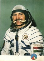 ** 6 Db MODERN Amerikai és Egy Szovjet-magyar űrhajós Motívumlap / 6 Modern American And Soviet-Hungarian Astronautics,  - Unclassified