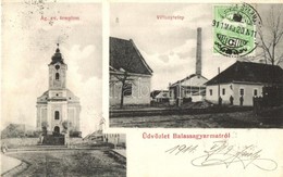 T2 1911 Balassagyarmat, Villanytelep, Ágostai Evangélikus Templom. TCV Card - Ohne Zuordnung