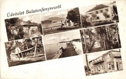 T3 Balatonfenyves, Látkép, üdülők, Strand, Fürdőzők, üzlet (EB) - Ohne Zuordnung