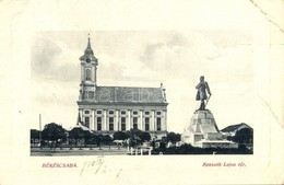 T3 1910 Békéscsaba, Kossuth Lajos Tér, Kossuth Szobor, Evangélikus Templom. W. L. Bp. 4022. (EB) - Unclassified