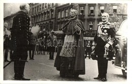 ** T1 1938 Budapest, Szent Év; Eugenio Pacelli Bíboros (a Későbbi XII. Piusz Pápa) és Horthy Kormányzó. Photo - Unclassified