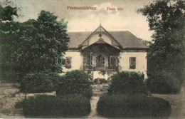 ** T4 Budapest XVIII. Pestszentlőrinc, Pusztaszentlőrinc, Szentlőrinc; Tanos Villa. Kiadja Medveczky Antalné (apró Lyuka - Unclassified