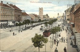 * T2/T3 Debrecen, Piac Utca, Központi Szálloda, Debreczeni Helyi Vasút Rt. (DHV) Kisvasút, Városi Vasút, Neumann M., Tol - Ohne Zuordnung