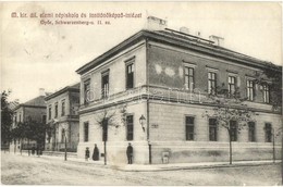 T2 1916 Győr, M. Kir. áll. Elemi Népiskola és Tanítónőképző Intézet. Schwarzenberg U. 11. - Unclassified