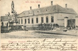 T2 1903 Türje, Római Katolikus Iskola, Gyerekek. Kiadja Ifj. Kiss József - Ohne Zuordnung