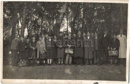 * T2/T3 1936 Vác, Iskolás Leventék Csoportképe. Photo (fl) - Unclassified