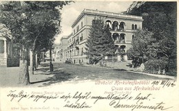 T2 Herkulesfürdő, Baile Herculane; Ferencz József Udvar / Court Yard - Unclassified