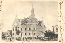 T2/T3 Karánsebes, Caransebes; Casa Orasului / Stadthaus / Városháza, Járdaépítés / City Hall, Pavement Construction (EK) - Unclassified