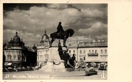 T2/T3 Kolozsvár, Mátyás Király Szobra / Matthias Statue So. Stpl - Ohne Zuordnung