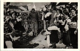 * T2 1940 Kolozsvár, Cluj; Bevonulás / Entry Of The Hungarian Troops, 'Kolozsvár Visszatért' So. Stpl. - Ohne Zuordnung