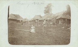 * T2 1913 Lupény, Lupeni; Gazdaság / Farm, Photo - Unclassified